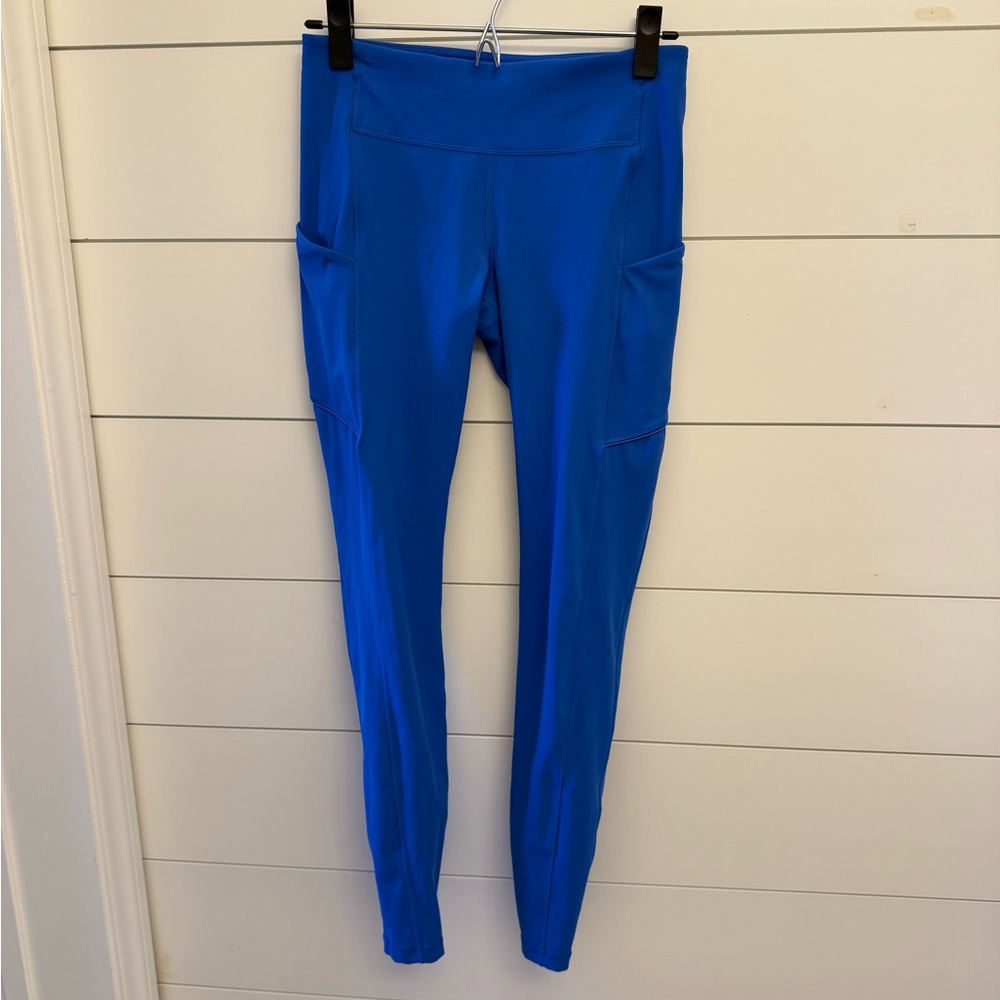 Lululemon Athletica Blue Leggings High Waist Performance